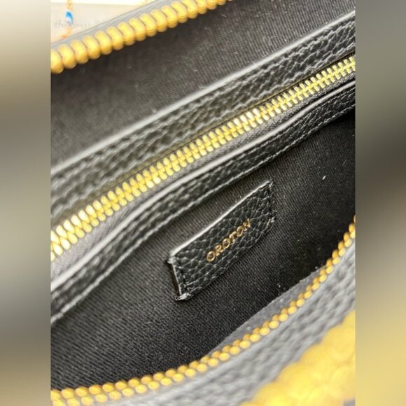 🆕 OROTON 🧿 NWOT Dylan Camera Crossbody Bag, Black Calfskin Leather - Picture 14 of 16